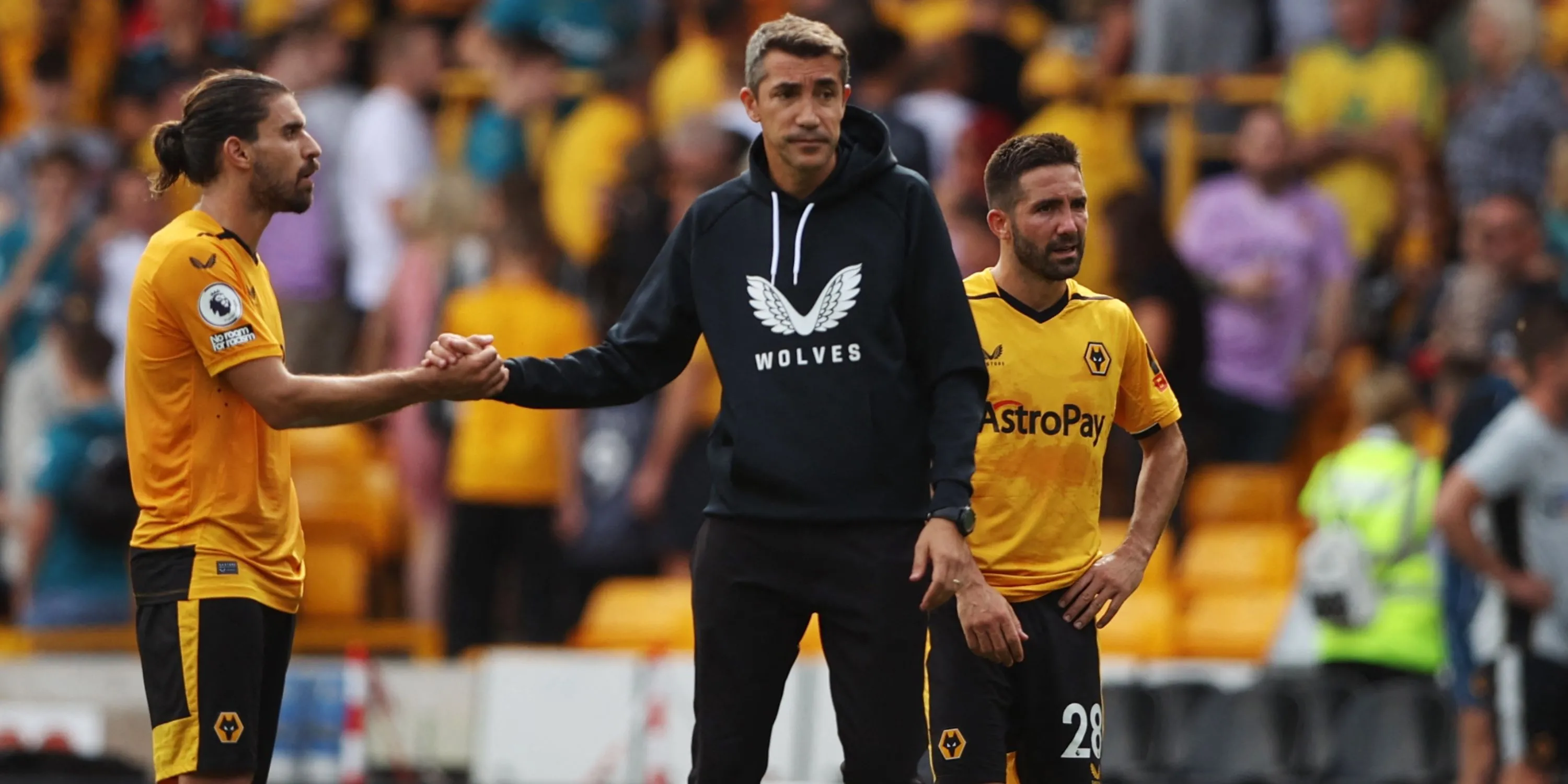 Bruno Lage cùng Rúben Neves tại Wolves trong quá khứ