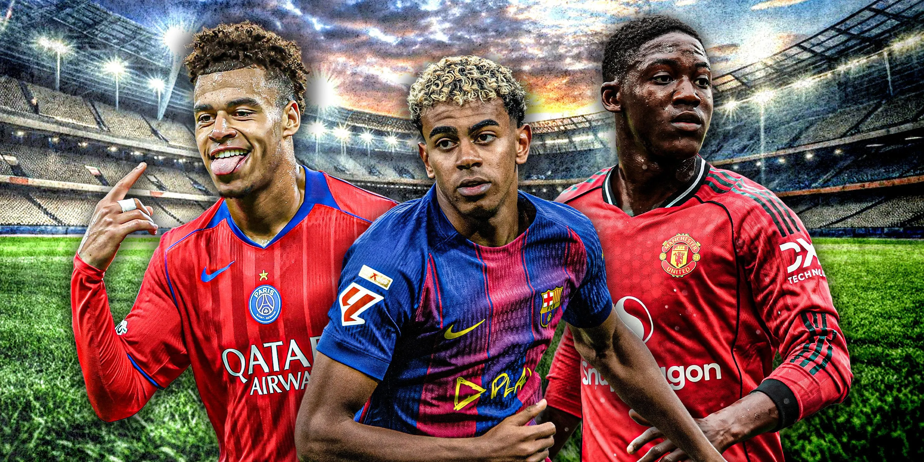 Những tiền vệ trẻ nhất được xếp hạng từ 1 đến 15 tại Premier League theo năm 2025