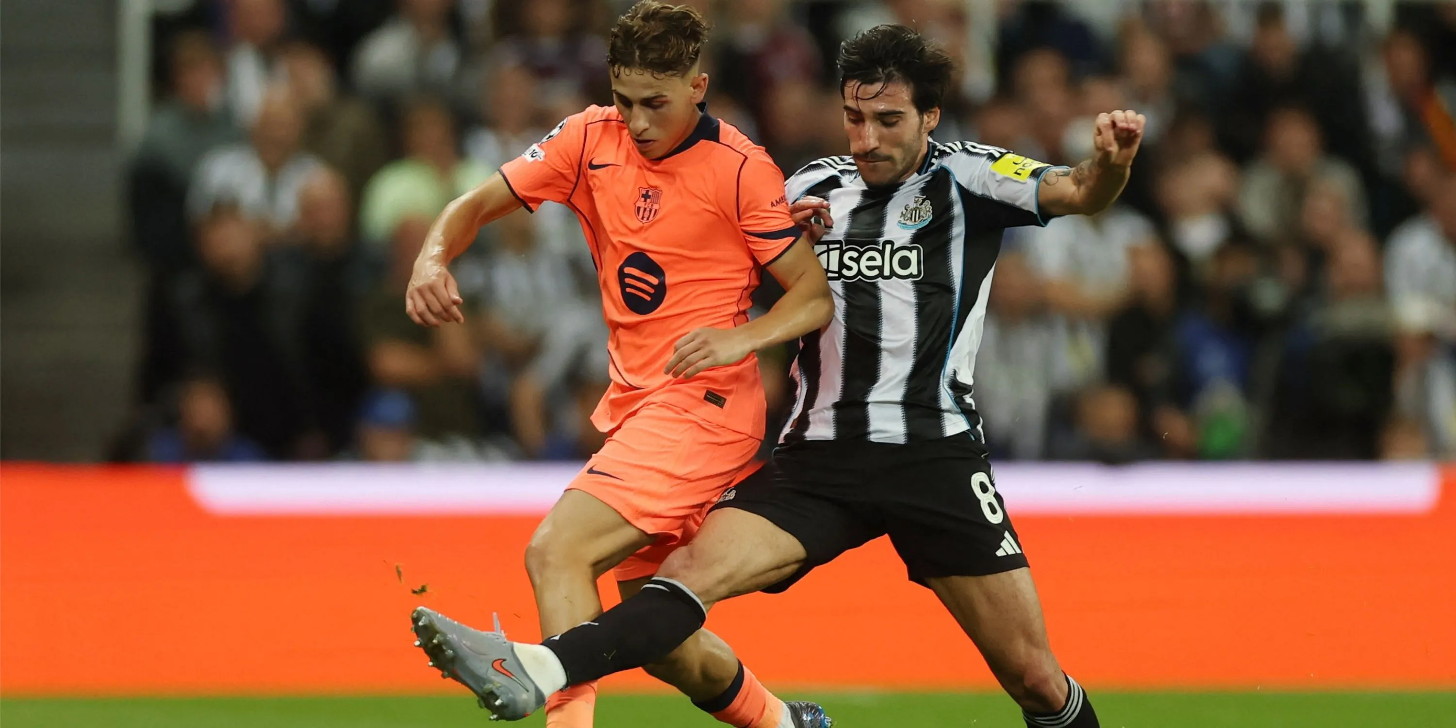 Sandro Tonali trong màu áo Newcastle United